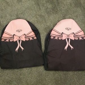 Pink Sweet Bow Skull Seat Covers